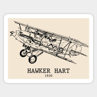Hawker Hart 1930 British Biplane Light Bomber Sticker